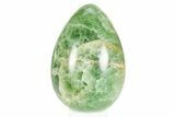 Polished Green Fluorite Egg - Fluorescent! #245392-1